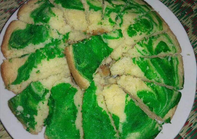 Resep: Bolu Panggang Pandan bunda pasti bisa