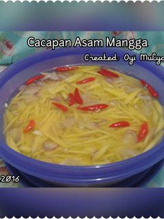 Foto resep Cacapan Asam Mangga