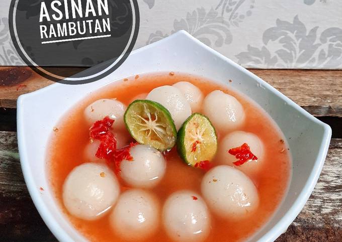 Mudah Banget Masakan Resep Asinan Rambutan