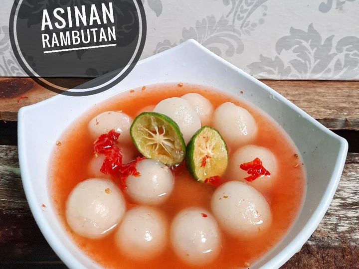 Easy Ways Make Recipes Asinan Rambutan the Delicious Appealing.