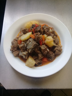 A picture of Boiled African Beef Stew.