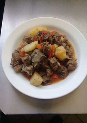 A picture of Boiled African Beef Stew.