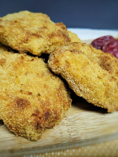 Una foto de Bocaditos de patata asada al mojo picón