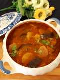 Mooli and Baigan.(Moore Vangar -Sindhi Winter Dish)