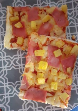 Una foto de Pizza