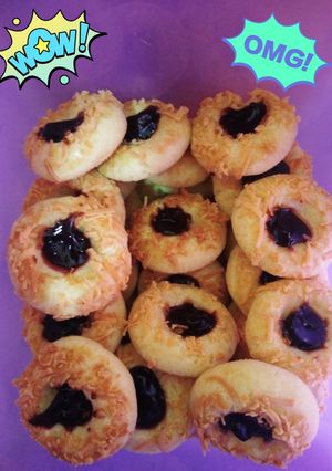 Foto resep Thumbprint blueberry
