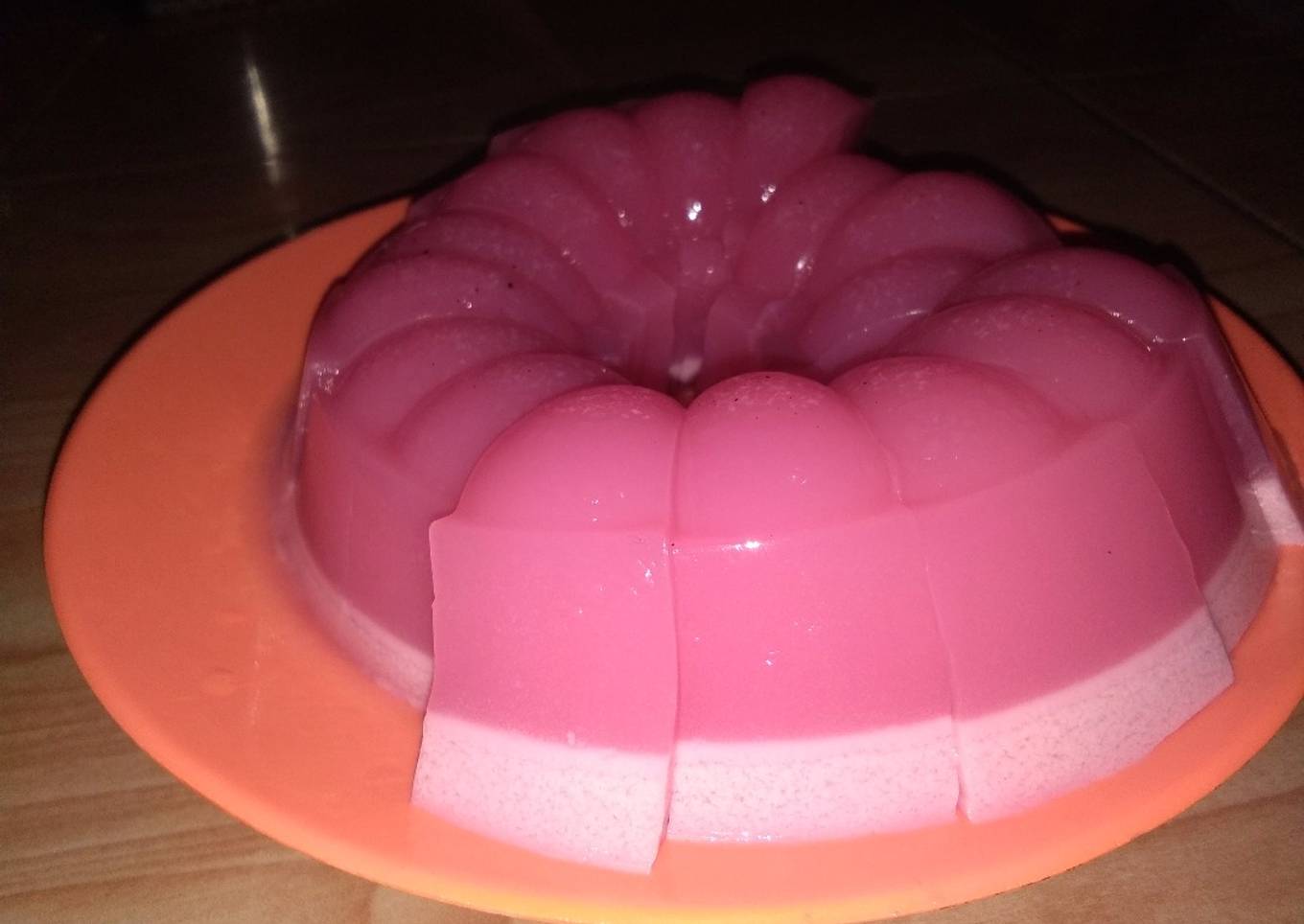 Puding santan sederhana