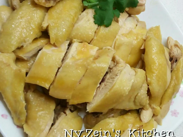 Langkah Gampang Membikin Resep  Ayam Kukus Jahe (Chinese steamed Chicken) Simple No Ribet yang Menggugah Selera, Menggugah Selera