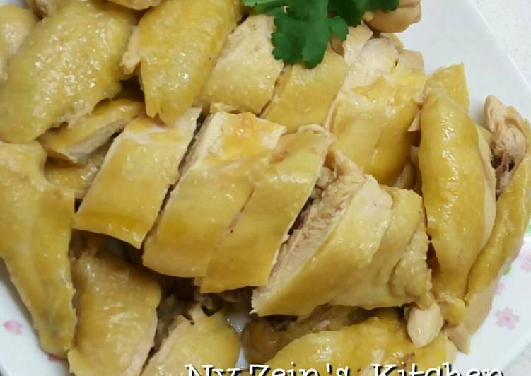 Resep Ayam Kukus Jahe (Chinese steamed Chicken) Simple No Ribet, Sempurna