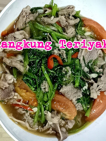 Cara Gampang Menyiapkan Cah Kangkung Beef Teriyaki Anti Gagal