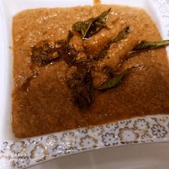 A picture of Peanuts and Onion Chutney.