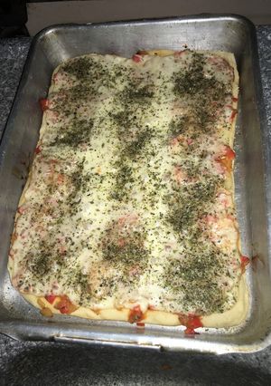Una foto de Pizza casera