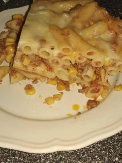 Darált húsos rakott tészta recept fotója