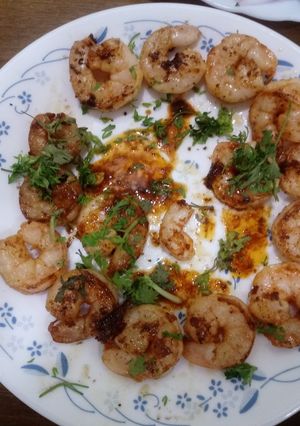 A picture of Prawns tawa fry.