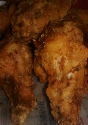 Una foto de Alitas de pollo fritas