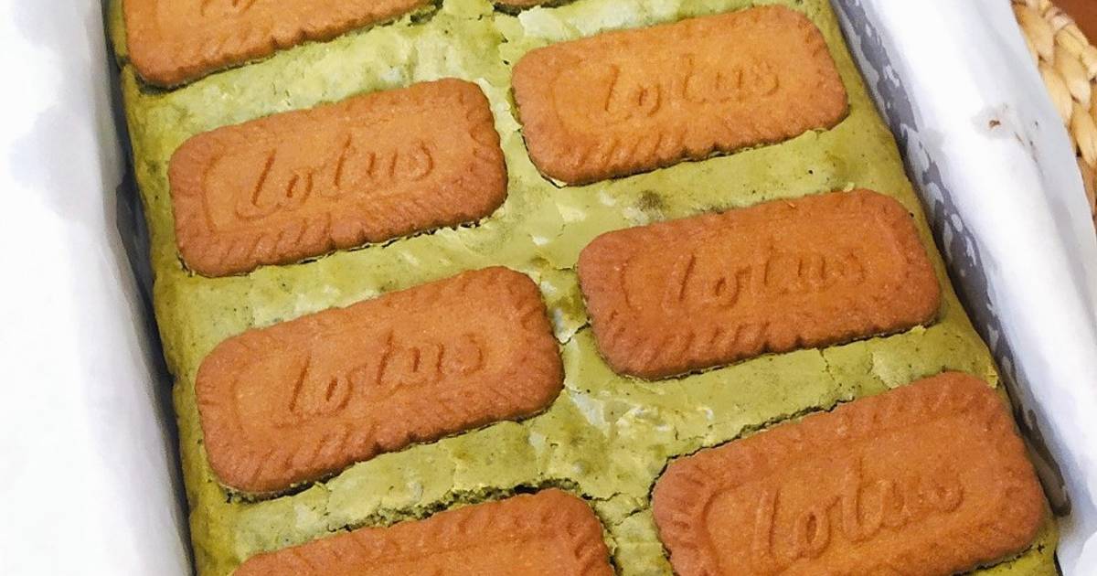 145 resep  brownis matcha enak dan sederhana ala rumahan 