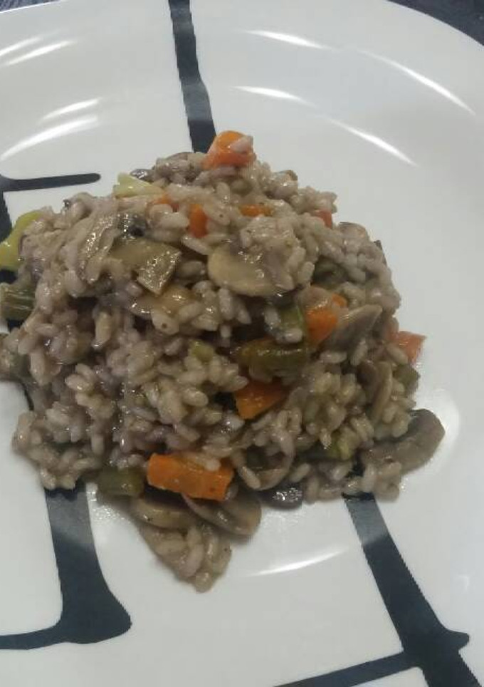 Una foto de Risotto de verdura