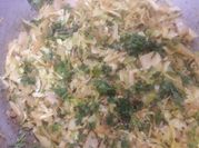 A picture of tumeric cabbage
