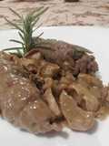 Saltimbocca with Rosemary, Prosciutto, and Porcini Mushrooms