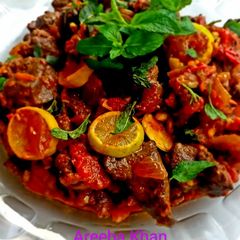 Kaliji (Liver) Karahi Recipe A picture of Kaliji (Liver) Karahi Recipe.
