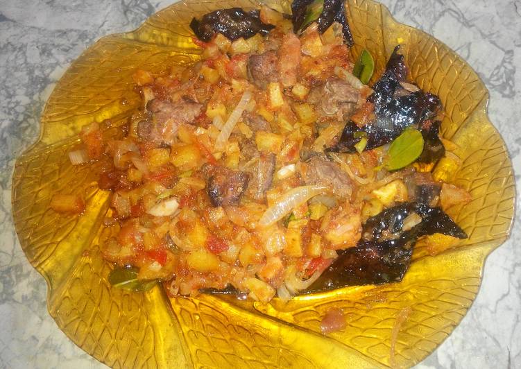 Cara Memasak Sambal Goreng Kentang n Hati Ayam Dg Bawang Bombay Murah