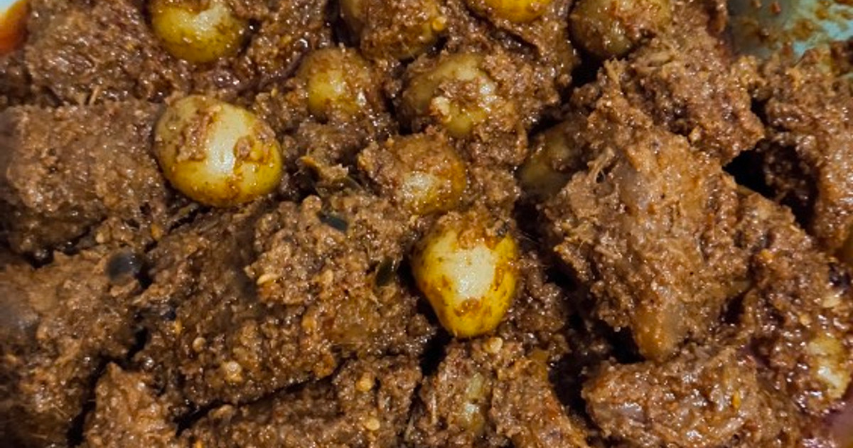 Baby Rendang Resep Rendang Daging Sapi Kentang Baby oleh Pryma Astyca Dewi - Cookpad