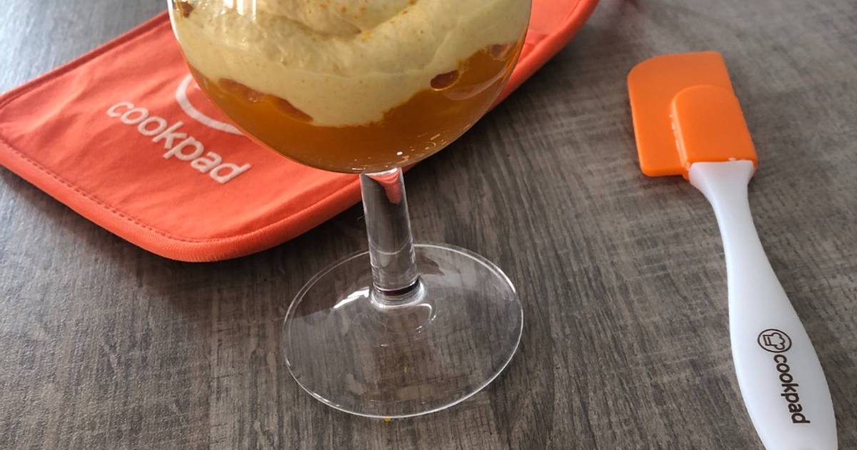 Verrine Capuccino glacé carotte / orange et sa chantilly au curcuma de ...