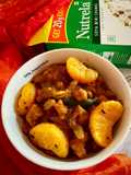 Soyabean in Ginger Orange Sauce (Ada Komola Soyabean)
