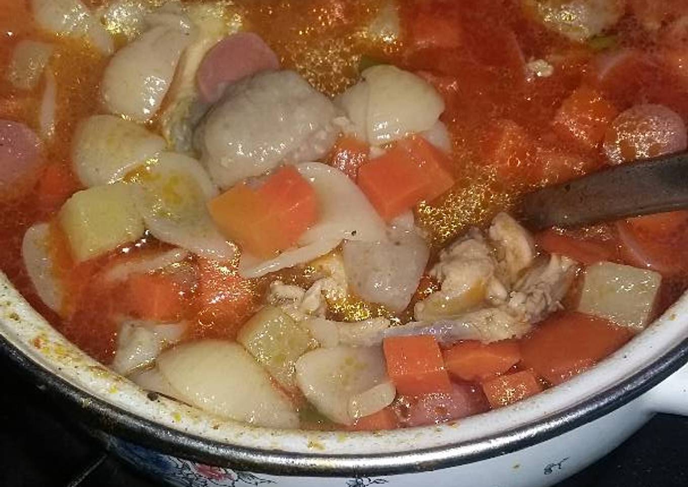 Sop Ayam Merah Special