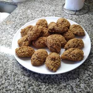 Galletas de avena y manzana veganas