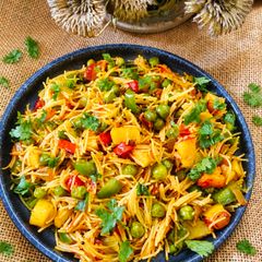 A picture of Mixed veg masala vermicelli (namkin sevai).