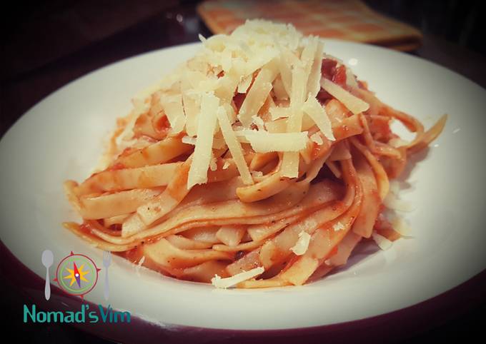 Tagliatelle all’amatriciana