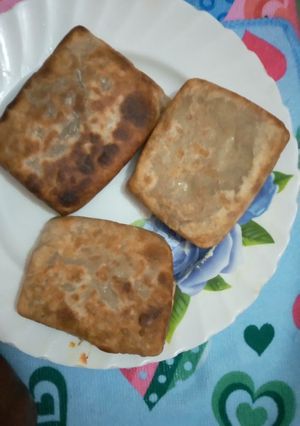 A picture of Kheema chapati(minced meat chapati recipe).