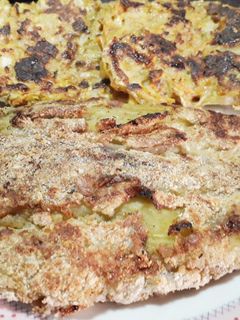 Una foto de Milanesas de berenjena "ahumadas"