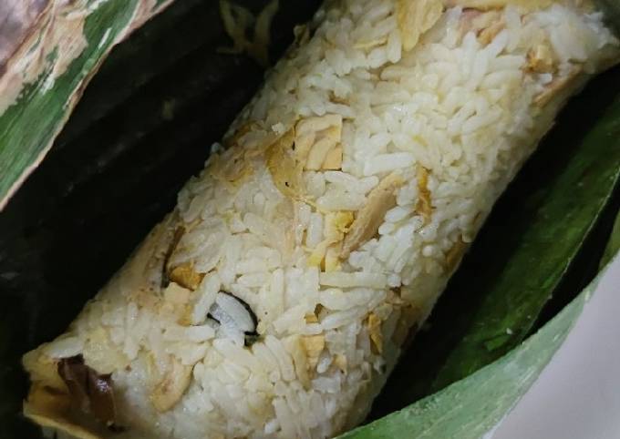 Nasi Bakar Ayam Tempe