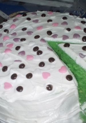 Foto resep Bolu pandan wipcream