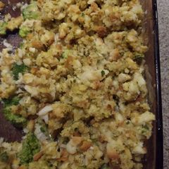 A picture of Broccoli, Ground Turkey and Rice Casserole.