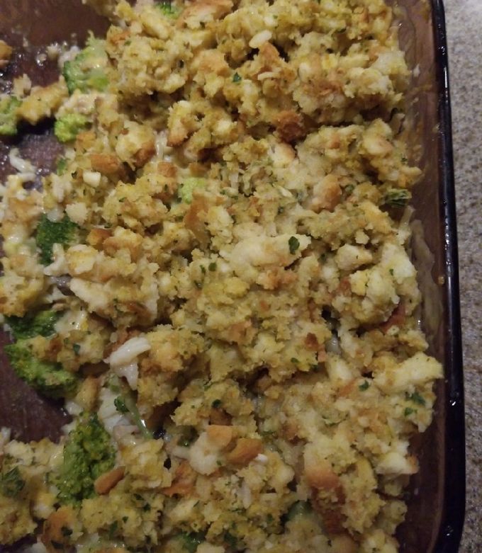 A picture of Broccoli, Ground Turkey and Rice Casserole.