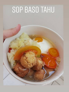 Foto resep Sop baso tahu