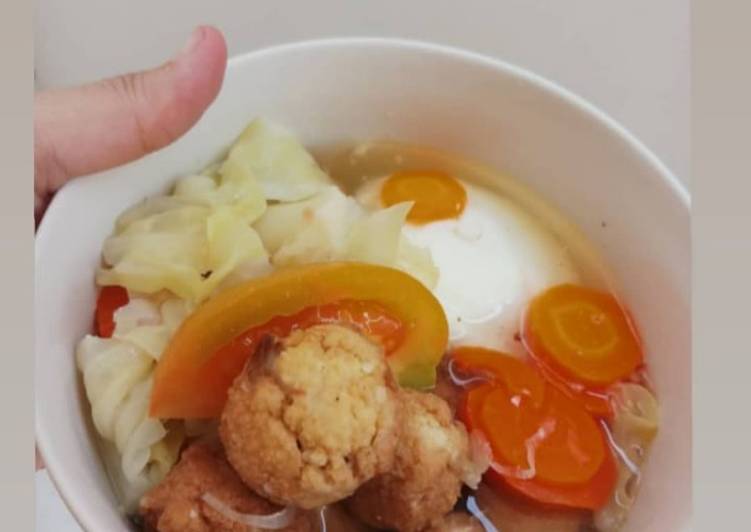 Resep Sop baso tahu Anti Gagal