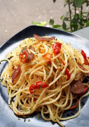 Foto resep Spaghetti Aglio Olio