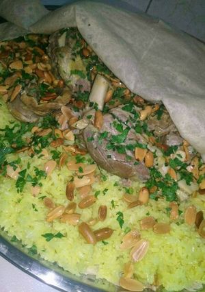 صورة لوصفة منسف ولا افخم من هيك