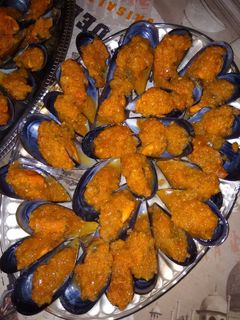 Una foto de Mejillones en salsa