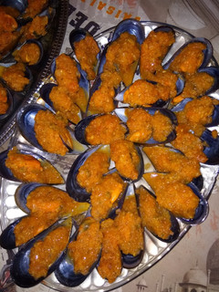Una foto de Mejillones en salsa