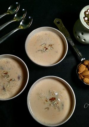 A picture of Rice phirni.