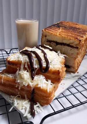 Foto resep Roti Bakar Bandung Coklat Keju