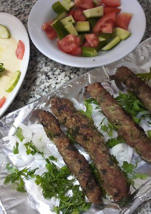 صورة لوصفة كباب على طريقتي