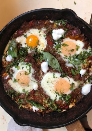 Una foto de Shakshuka