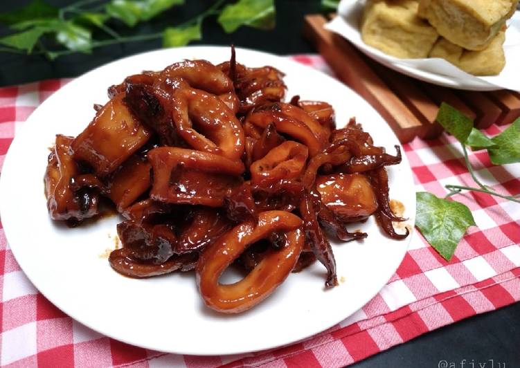 Resep Cumi Goreng Asam Lezat