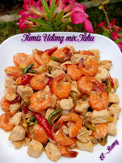 Foto resep Tumis Udang Tahu